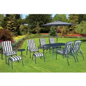 Image of Windsor Premium 11 PC Padded Outdoor Dining Set