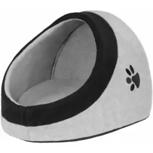Image of Dog bed dreamer - cat bed, luxury dog bed, pet bed - M / 32 x 32 x 28cm - black/grey