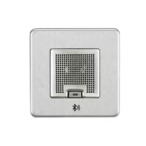 Image of KnightsBridge Screwless 3W RMS Bluetooth Speaker Outlet - Brushed Chrome