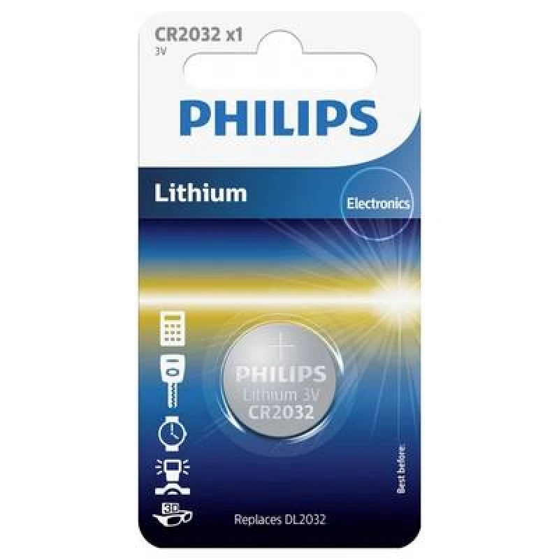 Image of Philips Button cell CR 2032 3 V  Lithium Minicells 2282