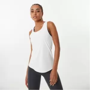 Image of Everlast Cross Back Tank Top - Cream