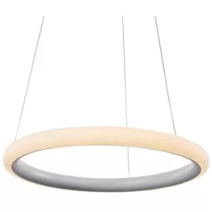 Image of Italux Lighting - Italux Saturn - Modern LED Hanging Pendant Chrome, Warm White 3000K 3560lm