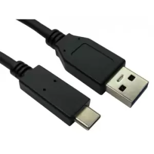 Image of 2m USB 3.1 Type C (M) to Type A (M) Cable (5Gbps) - Black
