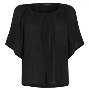 Image of French Connection Clar Smock Top - Black