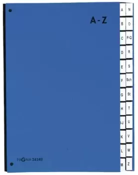 Image of Pagna 24249-02 divider book Blue Cardboard A4