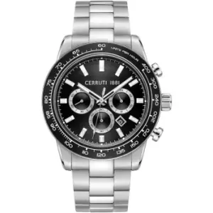 Image of Cerruti 1881 Mens Cerruti 1881 Turchino Chronograph Watch - Black