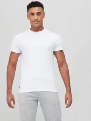 Image of Superdry Orange Label Vintage Emb T-Shirt, White, Size S, Men