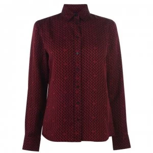 Image of Gant Signature Weave Shirt - 605 Port Red