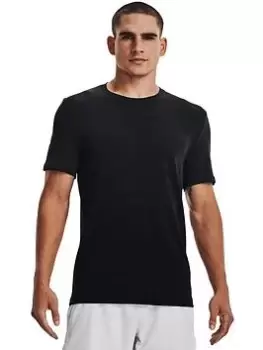 Image of Under Armour Training Seamless Lux Short Sleeve T-Shirt - Black Size M Men