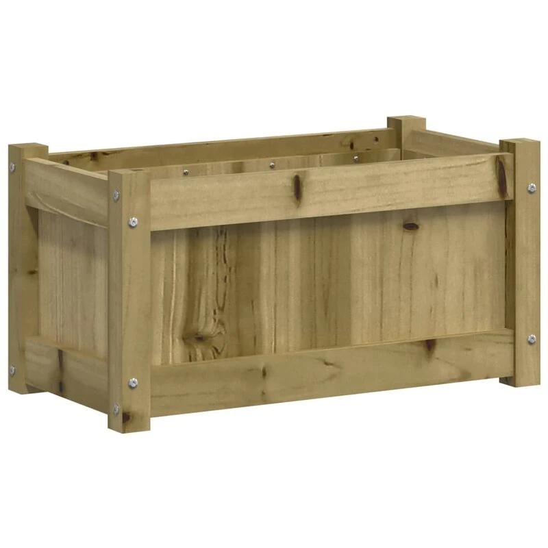 Image of vidaXL Garden Planter 60x31x31cm Impregnated Wood Pine, Brown 837447
