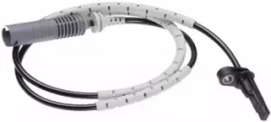 Image of Wheel speed Sensor 6PU009106-921 by Hella Rear Axle Left/Right