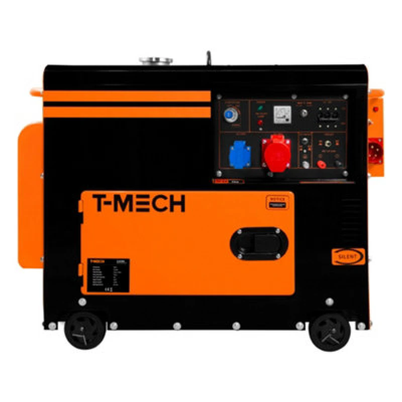 Image of T-MECH T-Mech Portable Silent Diesel Generator Three Phase 400V 5055986164500