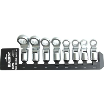 Image of 13-24MM Flexi Ring End Socket Set 1/2' S/D 8PC - Kennedy
