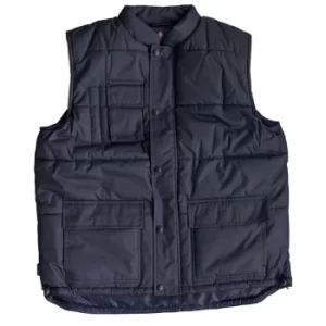 Image of Portwest Mens Classic Showerproof Bodywarmer Navy XS