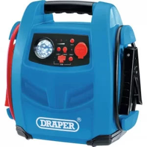 Image of Draper JS800 Emergency Jump Starter, Powerbank and Air Compressor 12v