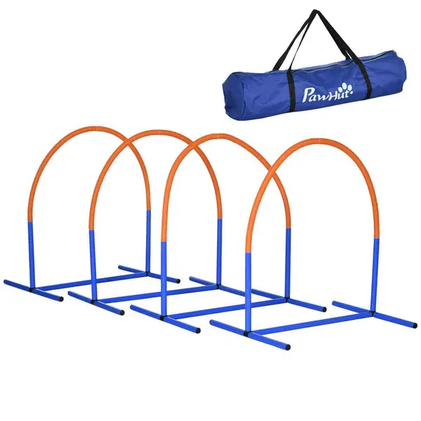 Image of PawHut Dog Agility Training Equipment w/ Carry Bag