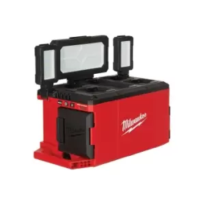 Image of Milwaukee - Power Tools 4933478121 M18 POALC-0 packout Area Light/Charger 110/240V & Li-ion Bare Unit MILM18POALC0