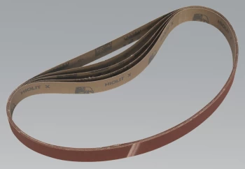 Image of Sealey SM750B120G Sanding Belt 25 x 762mm 120Grit Pack of 5
