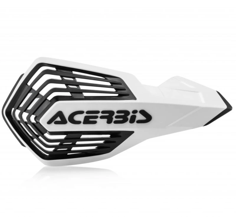 Image of 0024296.237 - Acerbis X-Future Hand Guards - White/ Black 0024296.237