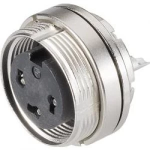 Image of Binder 09 0112 80 04 Series 723 Miniature Circular Connector Nominal current details 6 A Number of pins 4