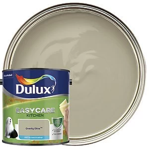 Image of Dulux Easycare Kitchen Overtly Olive Matt Emulsion Paint 2.5L