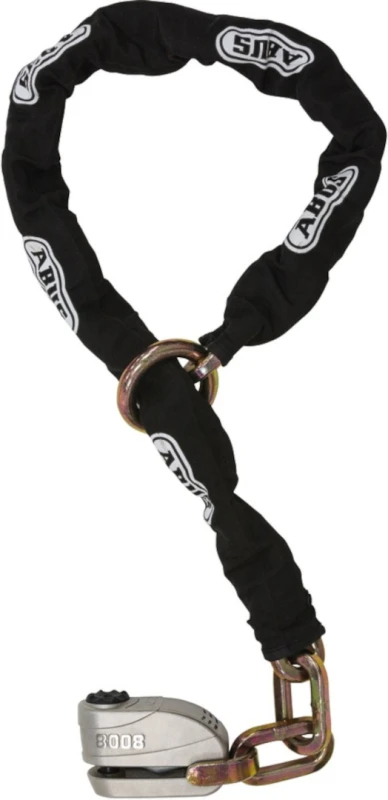 Image of ABUS Granit Detecto XPlus 8008 12KS Black Loop Chain Lock, Size 120cm for Men