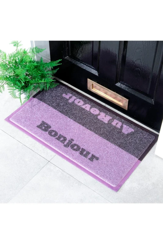 Image of Native Natural Bonjour Au Revoir Doormat (70 X 40Cm)