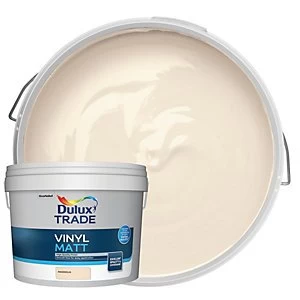 Image of Dulux Trade Vinyl Matt Emulsion Paint - Magnolia 10L