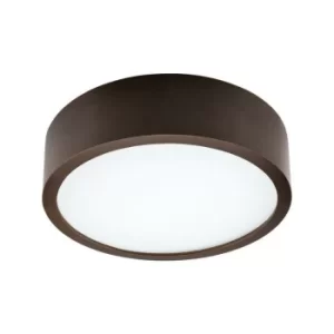 Image of Led Integrated Round Cylindrical Ceiling Light Wenge