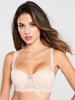 Image of Playtex Underwired Lightly Padded Strapless Bra - Skin, Size 36E, Women