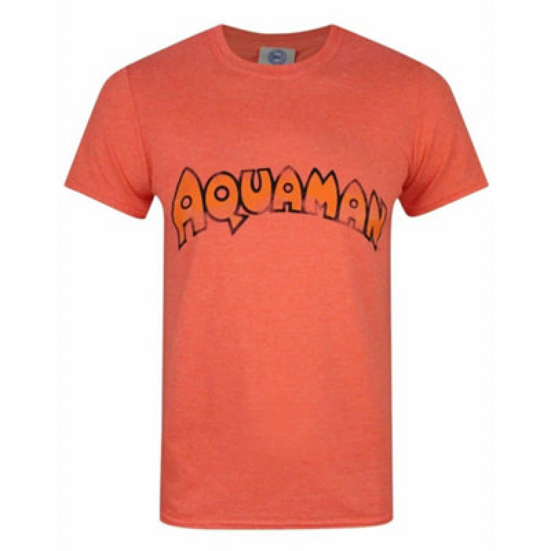 Image of Marvel Short Sleeved T-Shirt Orange male