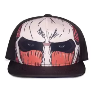 Image of Attack On Titan Colossus Titan Snapback Baseball Cap, Multi-Colour (Sb281461Att)