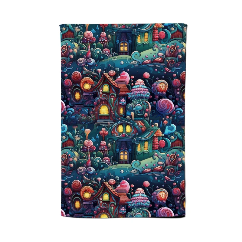 Image of Warren Reed Designer Gold And Azure Marble Effect Kitchen Splashback