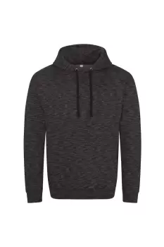 Image of AWDis Mens Cosmic Blend Hoodie (Extra Small) (Black/White)