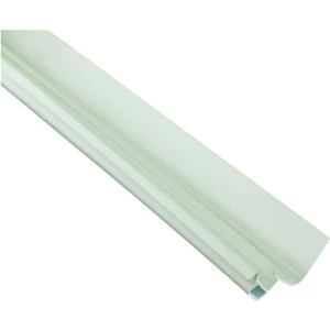 Image of Wickes White Universal Edge Flashing for Polycarbonate Sheets 3000mm