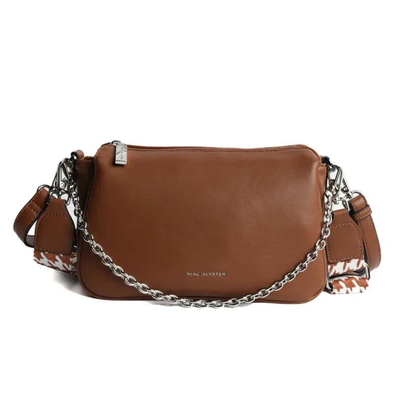Image of Mac Alyster Womens shoulder Bag Mac Alyster Milan Marron Female TU