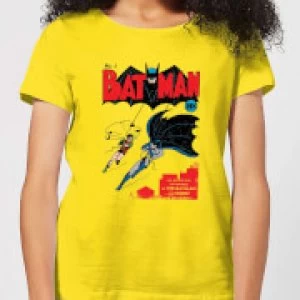 Image of Batman Batman Issue Number One Womens T-Shirt - Yellow - M