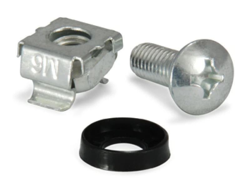 Image of Equip M6 Cage Nut and Screw Set. 20 Sets