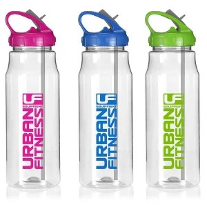 Image of Urban Fitness Hydro Drinks Bottle 700ml Clear/Blue