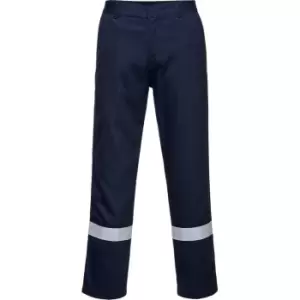 Image of Portwest Bizweld BZ14 Trousers Navy Blue 2XL 31"