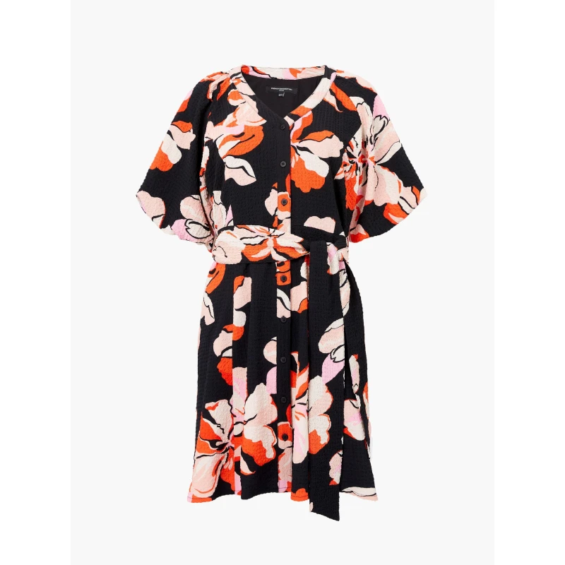 Image of French Connection Womens Milani Mini Dress Black female 8 (XS)