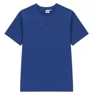Image of Boss Boys Logo T Shirt - Blue