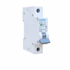 Image of ESR MCB B Curve 1 Pole 6kA Circuit Breakers Domestic Consumer Units - 40A