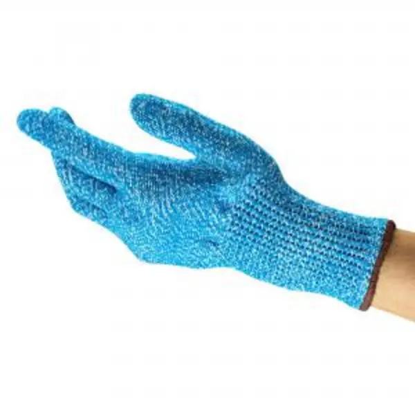 Image of Ansell Hyflex 74-500 Glove Blue Size 08 Medium BESWAN74500M