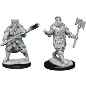 Image of D&D Nolzur's Marvelous Unpainted Miniatures (W14) Human Barbarian Male