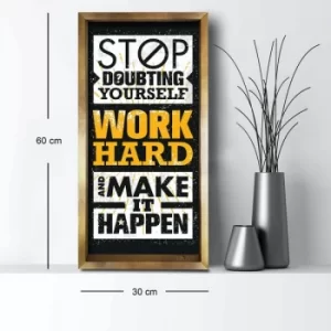 Image of 3060AHS-022 Multicolor Decorative Framed MDF Painting