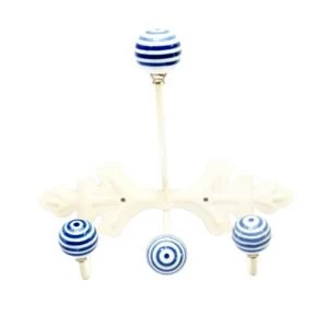 Image of BQ Cream Steel porcelain Hook