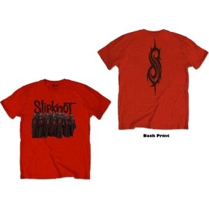 Image of Slipknot - Choir Unisex Medium T-Shirt - Red