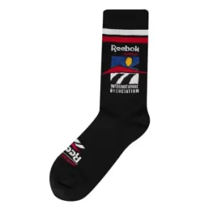 Image of Reebok International Association Crew Socks - Black