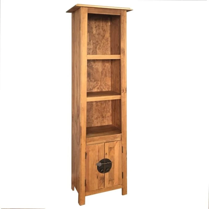 Image of vidaXL Solid Recycled Pinewood Freestanding Bathroom Cabinet 48x32x170cm Shelf